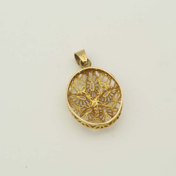 مدال بیضی تراش کد 5614 - تصویر 3
