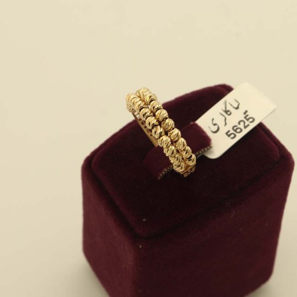 انگشتر البرنادو دو رج کد 5625 - تصویر 2