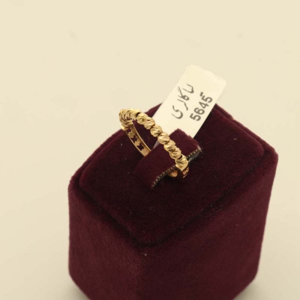 انگشتر البرنادو تک رج کد 5645 - تصویر 2