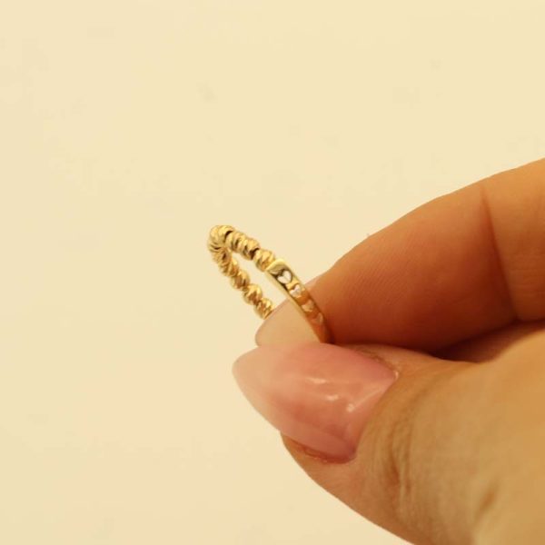 انگشتر البرنادو تک رج کد 5646 - تصویر 3