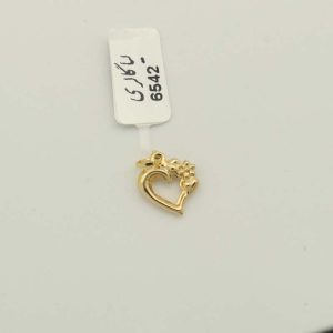 مدال قلب و گل کد 6542