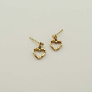 گوشواره قلب لاو کد 6641