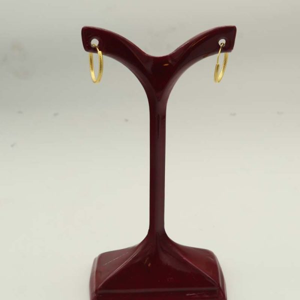 گوشواره حلقه ای تراش کد 6895